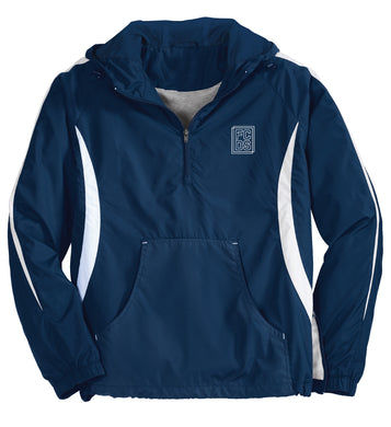 Colorblock Raglan 1/4 Zip Wind Shirt